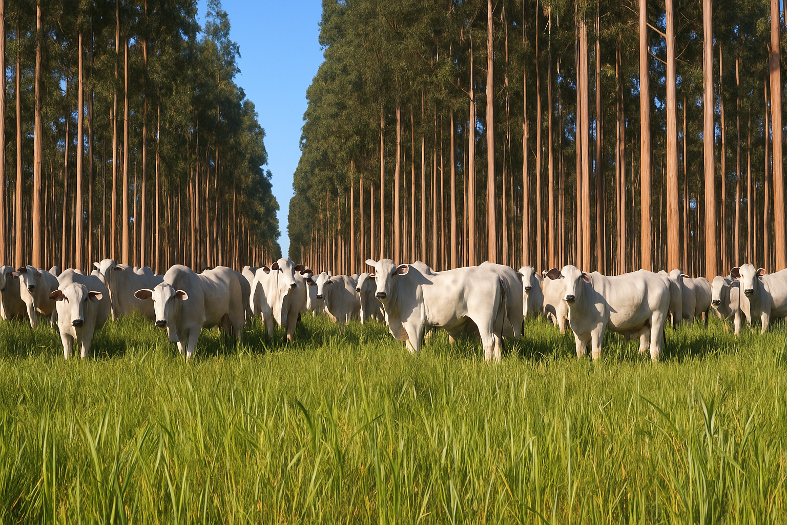 Área rural com ILPF